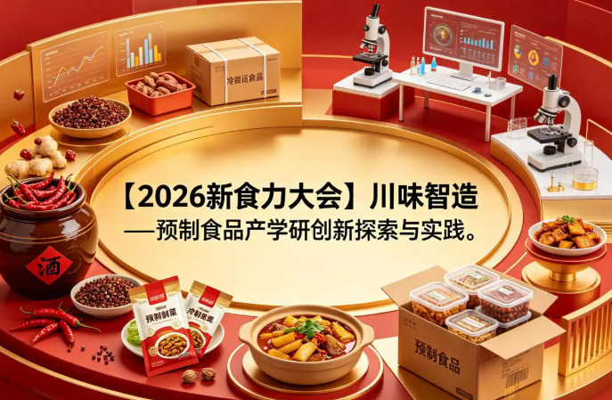 「2026新食力大会」川味智造——预制食品产学研创新探索与实践
